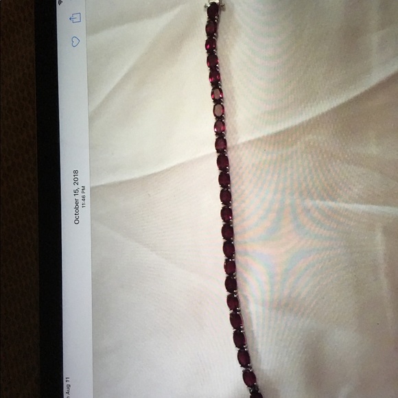 Ladies .925 Sterling Silver with precious stones - Picture 4 of 10